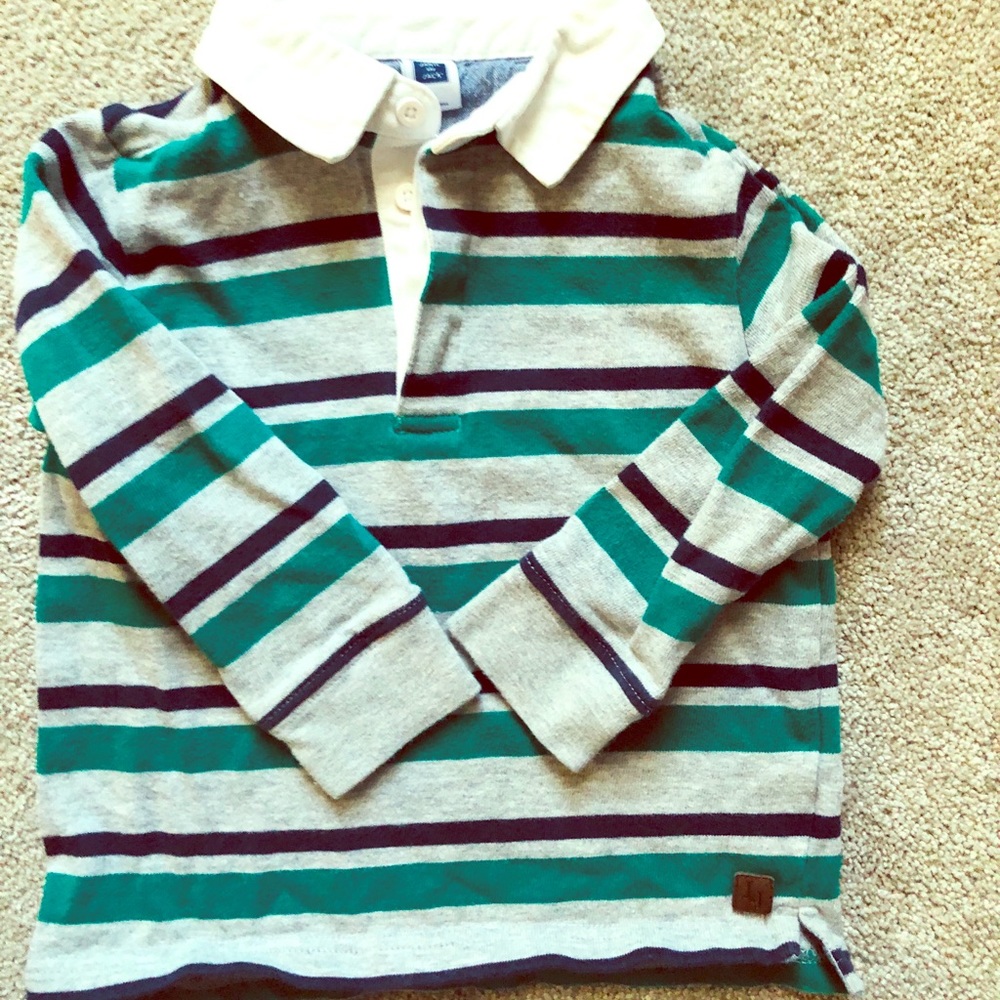 Janie and Jack long sleeves boys polo
